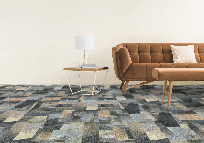 MILLIKEN LBX240-154-236 Slate/Blush Bright